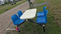 Canteen table and chairs - 2