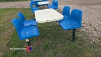 Canteen table and chairs - 3