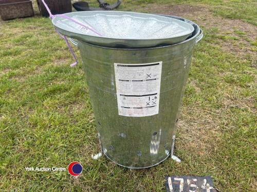 New incinerator bin