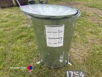 New incinerator bin