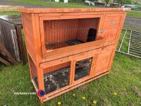 Double floor rabbit hutch - 2