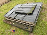 6 fence panels and garden gate