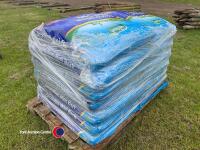 Pallet of decorative bark