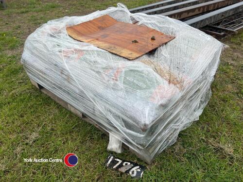 Pallet of horticultural pink grit