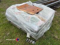 Pallet of horticultural pink grit