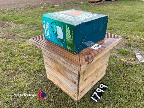 Wooden garden planter