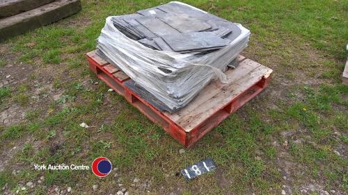 Pallet of reclaimed roof slates
