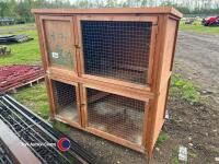 Large rabbit hutch to story