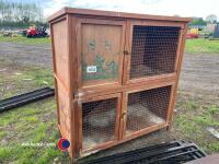 Large rabbit hutch to story - 2