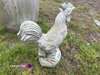 Garden statue of a cockerel - 3