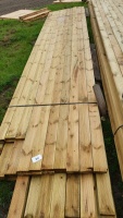 Pack of boards, laths, T&G etc 4x1x191", 4x1x205", 4x1x180"