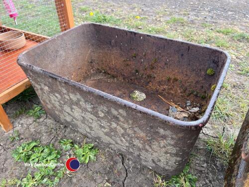 Cast iron trough