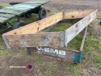 2 x wooden planters - 3