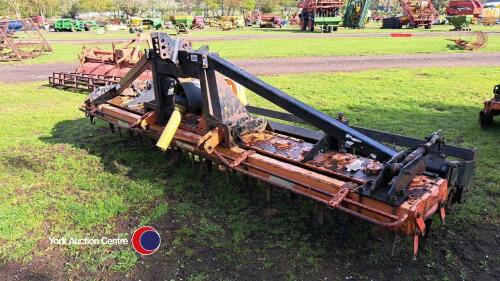 Maschio 4m power harrow, c/w crumbler roller