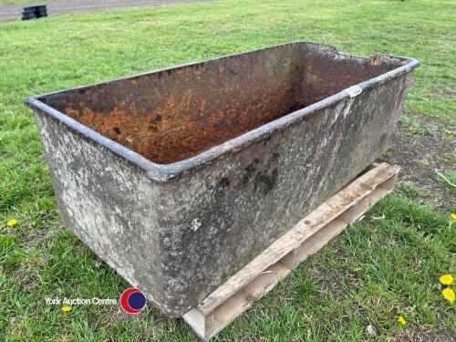 Large cast iron garden trough