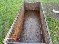 Large cast iron garden trough - 2