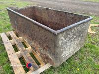Large cast iron garden trough - 3