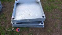 Recessed man hole tops