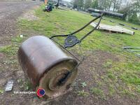 Garden hand pulled cast iron roller - 2
