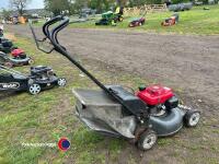 Honda Izy petrol rotary mower self propelled 18in cut c/w grass box, gwo - 4