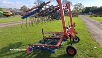 Opico 6m hydraulic folding grass harrows - 2