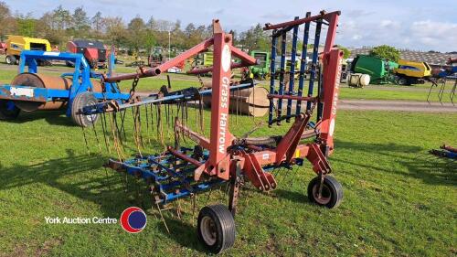 Opico 5m folding grass harrows
