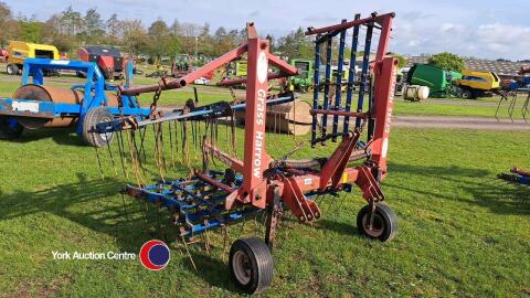 Opico 5m folding grass harrows