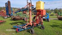 Opico 6m grass harrow and air seeder. Control box in office
