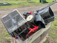 5 assorted rotary lawn mowers in wooden box, spares or repair - 3
