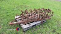 Trailed chain harrows