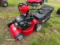 Sanli 18in cut lawnmower, oil changed, plug/carburettor cleaned, blade sharpened, with petrol can - 2