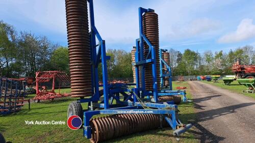 Edlington hydraulic folding 8.3m rollers, 24in cambridge rings