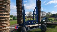 Edlington hydraulic folding 8.3m rollers, 24in cambridge rings - 3