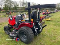 Un-used Branson/TYM 2505H diesel compact lawn tractor 25hp, mid deck, lift arms, power steering, hydro drive, certificate of conformity and 1st road reg docs available, key in office - 4