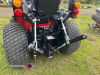 Un-used Branson/TYM 2505H diesel compact lawn tractor 25hp, mid deck, lift arms, power steering, hydro drive, certificate of conformity and 1st road reg docs available, key in office - 5