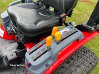 Un-used Branson/TYM 2505H diesel compact lawn tractor 25hp, mid deck, lift arms, power steering, hydro drive, certificate of conformity and 1st road reg docs available, key in office - 6