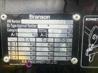 Un-used Branson/TYM 2505H diesel compact lawn tractor 25hp, mid deck, lift arms, power steering, hydro drive, certificate of conformity and 1st road reg docs available, key in office - 10