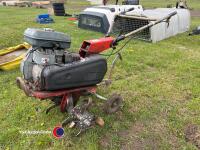 Wolsley Webb garden rotavator with MAG GS 200 engine, good powerful machine in working order, includes spare drive belt