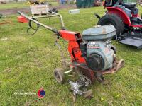 Wolsley Webb garden rotavator with MAG GS 200 engine, good powerful machine in working order, includes spare drive belt - 2