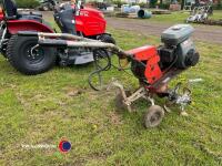 Wolsley Webb garden rotavator with MAG GS 200 engine, good powerful machine in working order, includes spare drive belt - 3