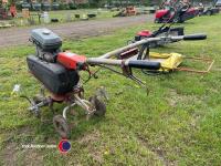 Wolsley Webb garden rotavator with MAG GS 200 engine, good powerful machine in working order, includes spare drive belt - 4