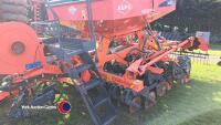 Kuhn SD liner 3m trailed direct drill, mechanical metering c/w fine seed roller, 20 coulters, electric tramline valves manually controlled, hydraulic fan driven off PTO, hydraulic marker arms, 2010 - 3