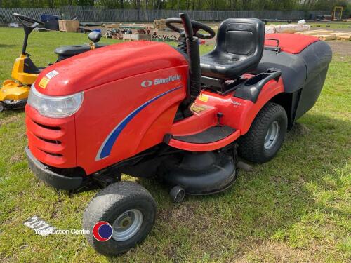 Simplicity ride-on mower, key in office