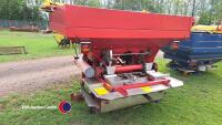 Bredal B2XL fertiliser spreader, 2002, 3500 kg, new feed belts, rear belt drive shaft and bearings, new set of vanes, 12m and 24m headland deflectors, calibration tube, operators manual, PTO shaft, gwo - 2