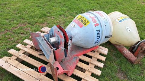 Stocks slug pelleter, control box in office