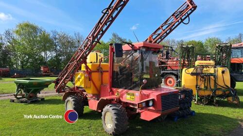 1996/97 Frazier Agribuggy 4D sprayer, 24m boom, row crop and flotation wheels, RDS floor controller, P880 WFH, key in office