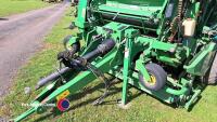 John Deere 990 baler, retirement sale, 15,700 bales, 2013, screen and manuals in office - 2