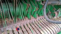 John Deere 592 round baler, spares and manual in office - 2
