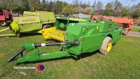 1987 John Deere 459 conventional baler, dry stored and unused for 25 years c/w original manual, pto and manual in office
