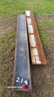 2 x steel girders - 3